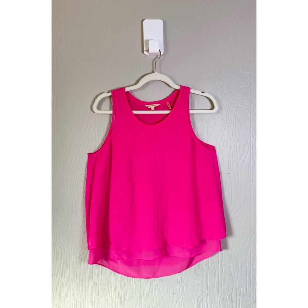 Rebecca Taylor  • Bright Pink Layered‎ Tank Top Capsule Wardrobe Size 2